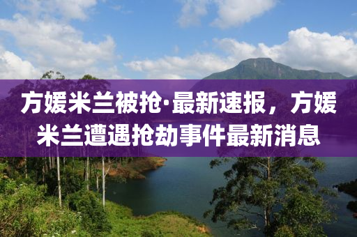方媛米兰被抢·最新速报，方媛米兰遭遇抢劫事件最新消息