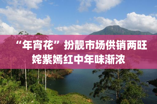 “年宵花”扮靓市场供销两旺 姹紫嫣红中年味渐浓