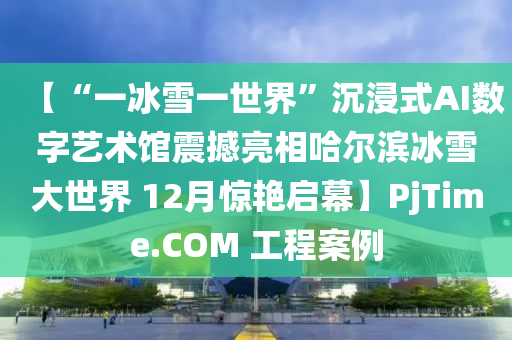 【“一冰雪一世界”沉浸式AI数字艺术馆震撼亮相哈尔滨冰雪大世界 12月惊艳启幕】PjTime.COM 工程案例