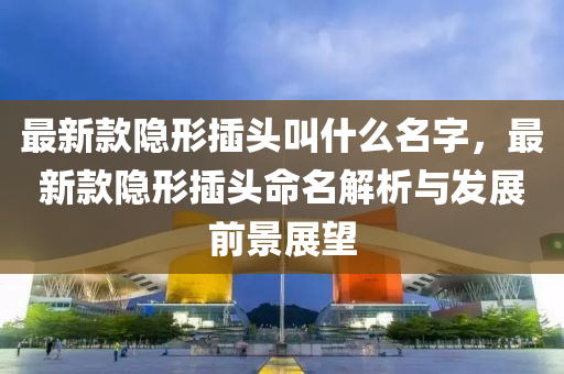 最新款隐形插头叫什么名字，最新款隐形插头命名解析与发展前景展望