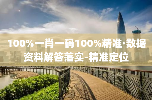100%一肖一码100%精准·数据资料解答落实-精准定位