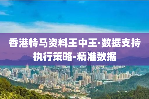 香港特马资料王中王·数据支持执行策略-精准数据