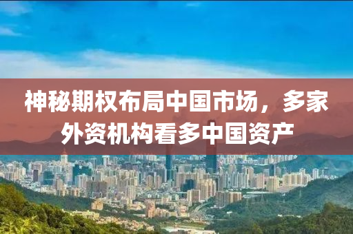 神秘期权布局中国市场，多家外资机构看多中国资产