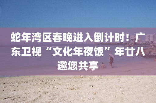 蛇年湾区春晚进入倒计时！广东卫视“文化年夜饭”年廿八邀您共享