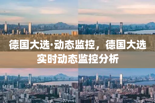 德国大选·动态监控，德国大选实时动态监控分析