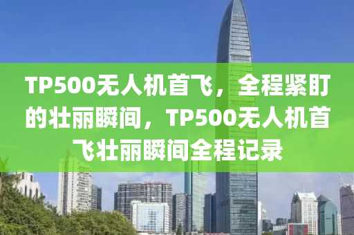 TP500无人机首飞，全程紧盯的壮丽瞬间，TP500无人机首飞壮丽瞬间全程记录