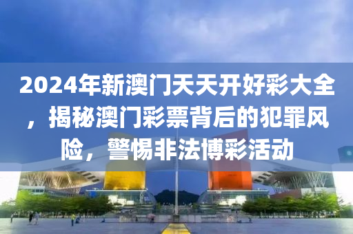 2024年新澳门天天开好彩大全，揭秘澳门彩票背后的犯罪风险，警惕非法博彩活动