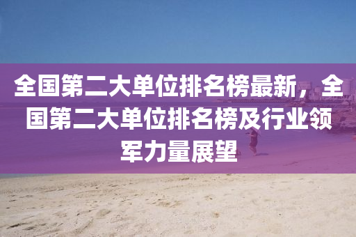 全国第二大单位排名榜最新，全国第二大单位排名榜及行业领军力量展望