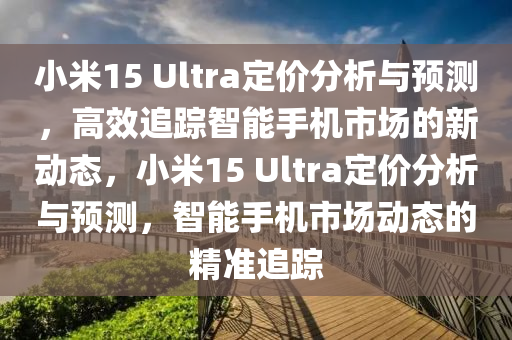 小米15 Ultra定价分析与预测，高效追踪智能手机市场的新动态，小米15 Ultra定价分析与预测，智能手机市场动态的精准追踪