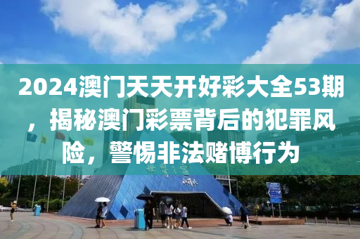 2024澳门天天开好彩大全53期，揭秘澳门彩票背后的犯罪风险，警惕非法赌博行为