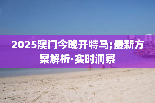 2025澳门今晚开特马;最新方案解析·实时洞察