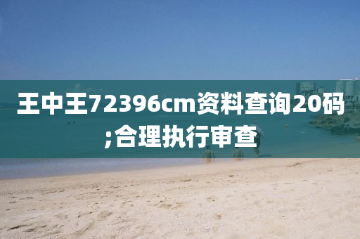 王中王72396cm资料查询20码;合理执行审查