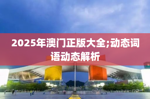 2025年澳门正版大全;动态词语动态解析