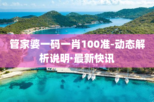 管家婆一码一肖100准-动态解析说明·最新快讯