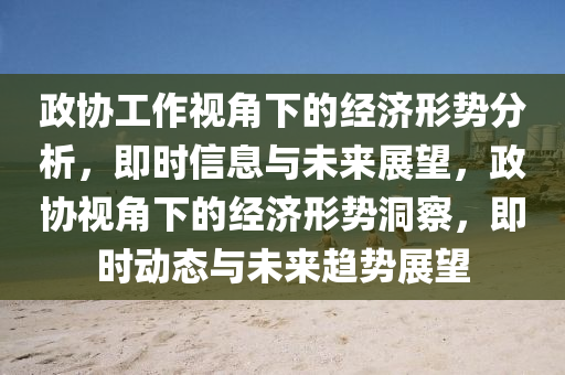 政协工作视角下的经济形势分析，即时信息与未来展望，政协视角下的经济形势洞察，即时动态与未来趋势展望