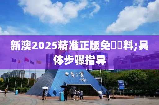 新澳2025精准正版免費資料;具体步骤指导