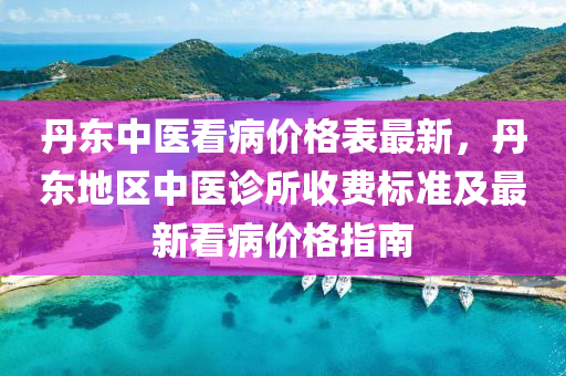丹东中医看病价格表最新，丹东地区中医诊所收费标准及最新看病价格指南