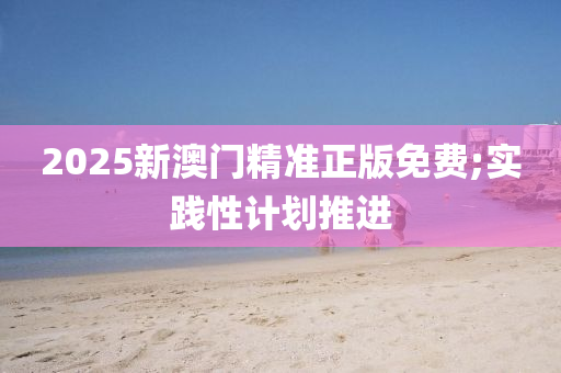 2025新澳门精准正版免费;实践性计划推进