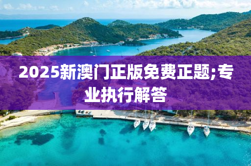 2025新澳门正版免费正题;专业执行解答