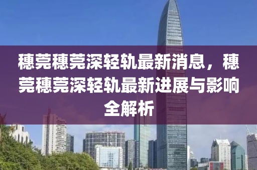 穗莞穗莞深轻轨最新消息，穗莞穗莞深轻轨最新进展与影响全解析