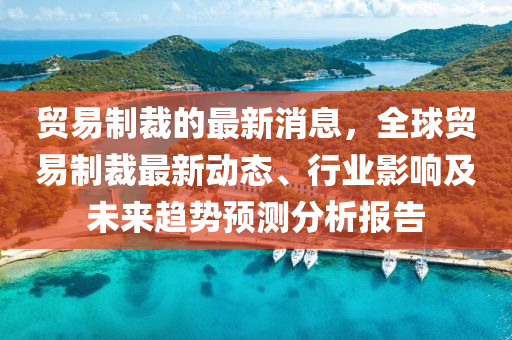贸易制裁的最新消息，全球贸易制裁最新动态、行业影响及未来趋势预测分析报告
