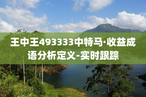 王中王493333中特马·收益成语分析定义-实时跟踪
