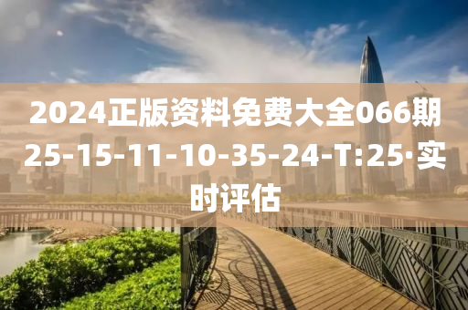 2024正版资料免费大全066期25-15-11-10-35-24-T:25·实时评估