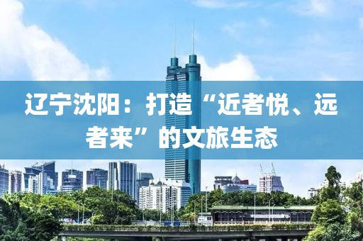 辽宁沈阳：打造“近者悦、远者来”的文旅生态
