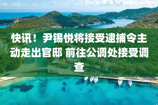 快讯！尹锡悦将接受逮捕令主动走出官邸 前往公调处接受调查