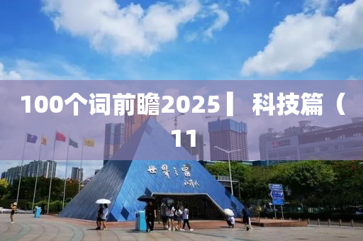 100个词前瞻2025 ▎科技篇（11