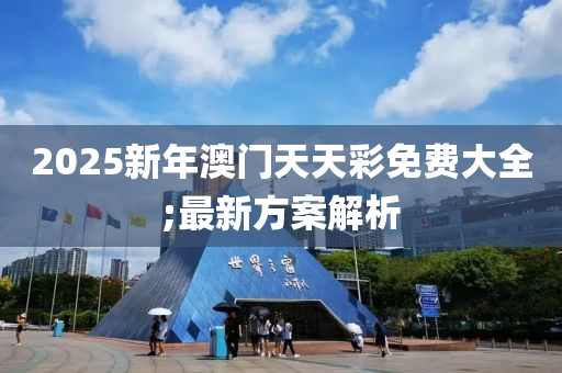 2025新年澳门天天彩免费大全;最新方案解析