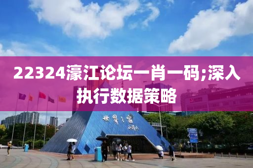 22324濠江论坛一肖一码;深入执行数据策略