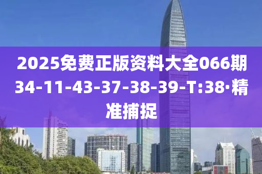 2025免费正版资料大全066期34-11-43-37-38-39-T:38·精准捕捉
