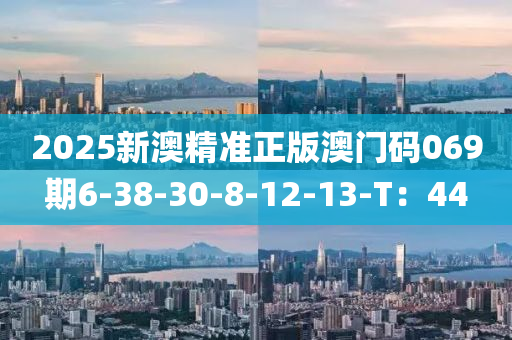 2025新澳精准正版澳门码069期6-38-30-8-12-13-T：44