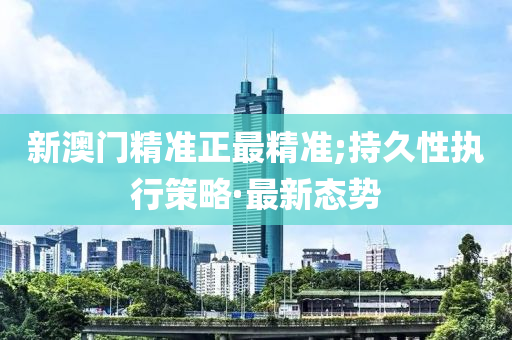 新澳门精准正最精准;持久性执行策略·最新态势
