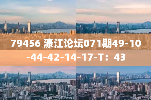 79456 濠江论坛071期49-10-44-42-14-17-T：43