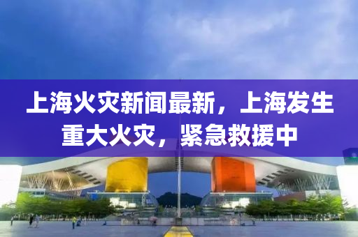 上海火灾新闻最新，上海发生重大火灾，紧急救援中