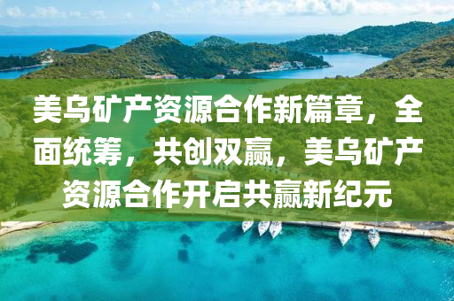 美乌矿产资源合作新篇章，全面统筹，共创双赢，美乌矿产资源合作开启共赢新纪元