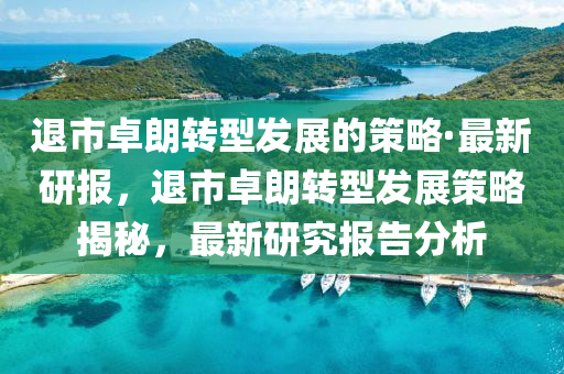 退市卓朗转型发展的策略·最新研报，退市卓朗转型发展策略揭秘，最新研究报告分析