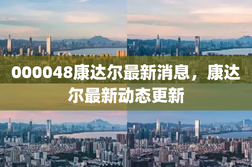 000048康达尔最新消息，康达尔最新动态更新