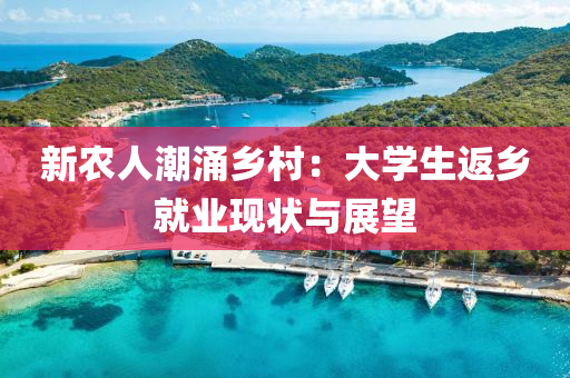 新农人潮涌乡村：大学生返乡就业现状与展望