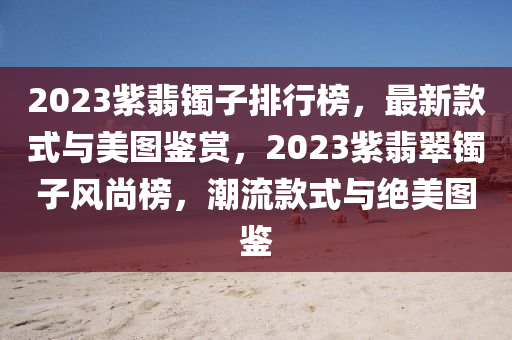 2023紫翡镯子排行榜，最新款式与美图鉴赏，2023紫翡翠镯子风尚榜，潮流款式与绝美图鉴