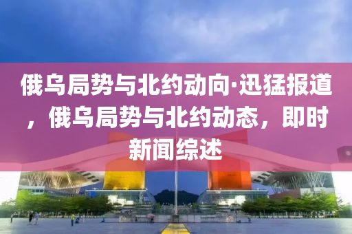 俄乌局势与北约动向·迅猛报道，俄乌局势与北约动态，即时新闻综述
