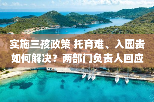 实施三孩政策 托育难、入园贵如何解决？两部门负责人回应