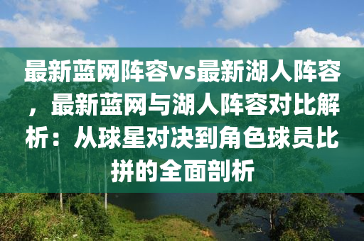 最新蓝网阵容vs最新湖人阵容，最新蓝网与湖人阵容对比解析：从球星对决到角色球员比拼的全面剖析