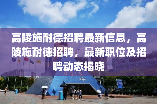 高陵施耐德招聘最新信息，高陵施耐德招聘，最新职位及招聘动态揭晓