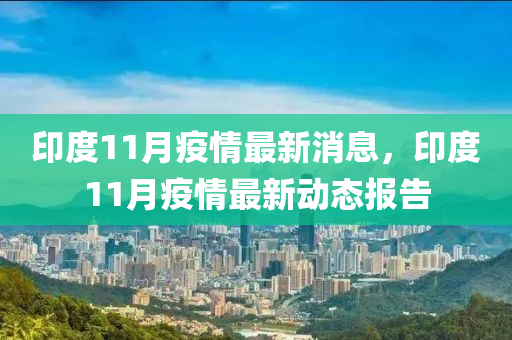 印度11月疫情最新消息，印度11月疫情最新动态报告