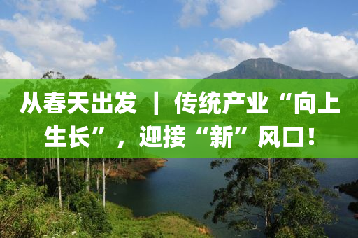 从春天出发 ｜ 传统产业“向上生长”，迎接“新”风口！