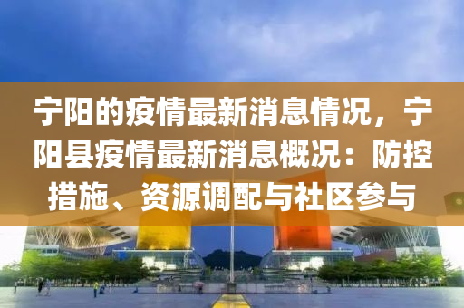 宁阳的疫情最新消息情况，宁阳县疫情最新消息概况：防控措施、资源调配与社区参与