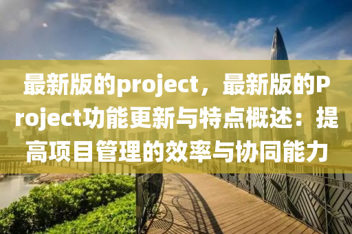 最新版的project，最新版的Project功能更新与特点概述：提高项目管理的效率与协同能力